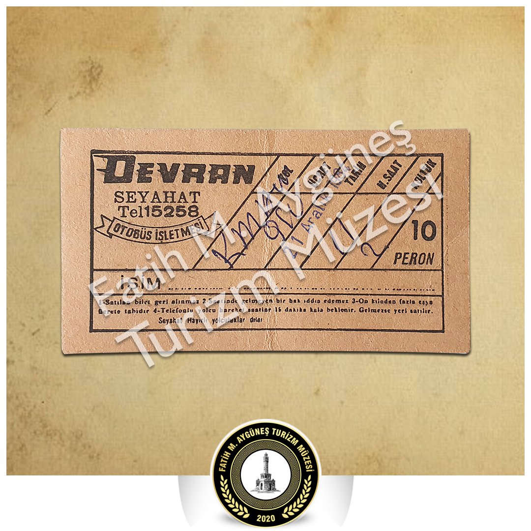 Devran Seyahat Otobüs Bileti - Kayseri