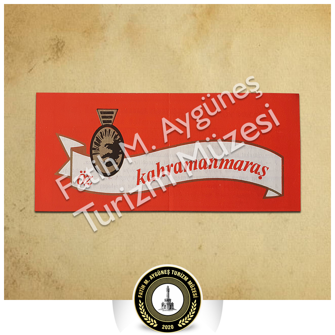 Öz Kahramanmaraş Otobüs İşletmesi Bileti 