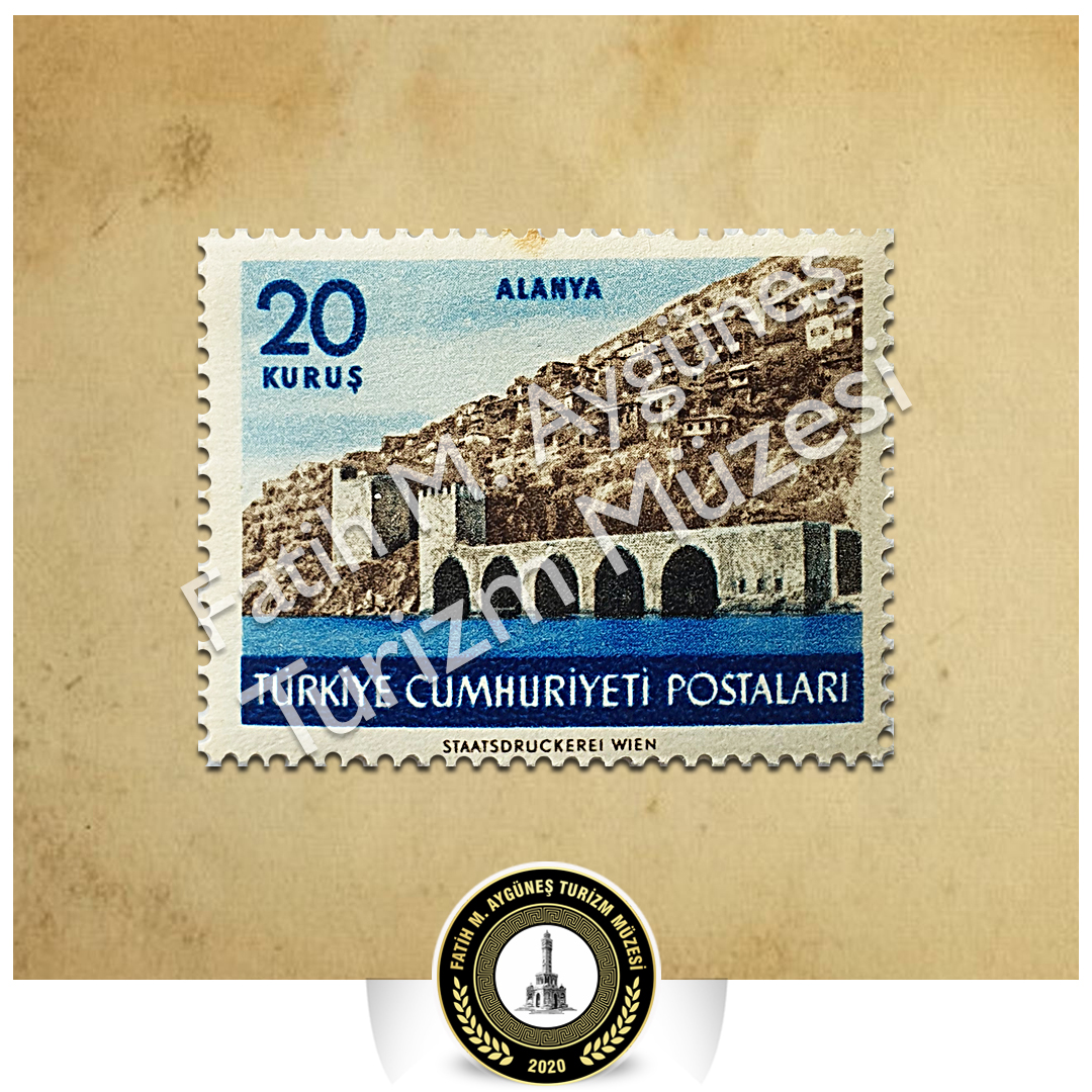 Alanya Temalı Posta Pulu