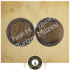 İtalya'nın Dante Alighieri'nin doğumunun 750. yıldönümü özel 2 euro değerindeki hatıra parası