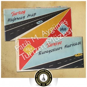 1961 Tarihli Türkiye Karayolu Haritası