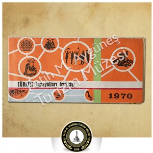 1970 Tarihli Türkiye Karayolları Haritası