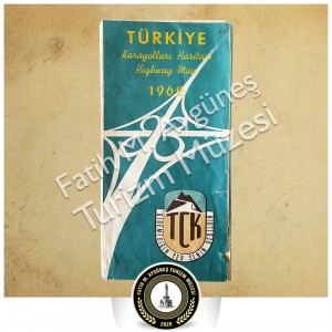 1962 Tarihli Türkiye Karayolu Haritası