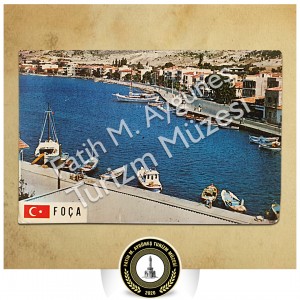 İzmir-Foça Temalı Kartpostal
