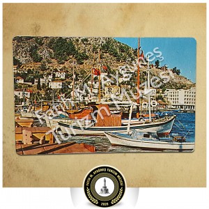 1984 yılına ait Fethiye Temalı Kartpostal