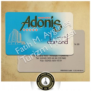 Grand Adonis Otel Manyetik Kapı Kartı
