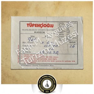 Tüfekçioğlu Turizm Otobüs Bileti - Mardin