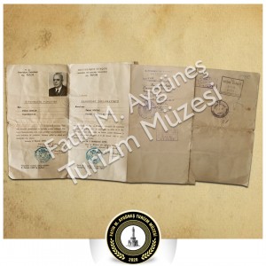 1956 yılına ait diplomatik pasaport