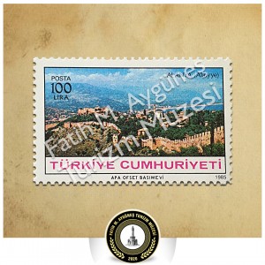 Alanya Temalı Posta Pulu
