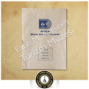 1979 tarihli Moda Deniz Klubü Umumi Heyet Raporu