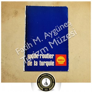 1960'lı yıllara ait Fransızca Guide Routier De La Turquie kitabı